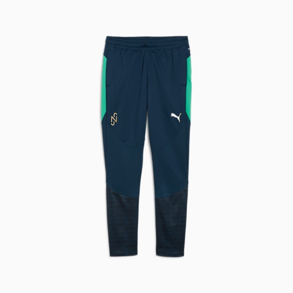 Neymar JR "BNA" Big Kids' Soccer Pants, Blue Horizon-Grassy Green, extralarge